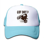 Got Dirt Bike Motorcross Racing Mesh Hat Trucker Style Outdoor Sports Baseball Cap With Adjustable Snapback Strap For Kid's