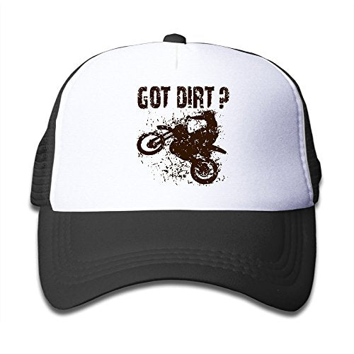 Got Dirt Bike Motorcross Racing Mesh Hat Trucker Style Outdoor Sports Baseball Cap With Adjustable Snapback Strap For Kid's